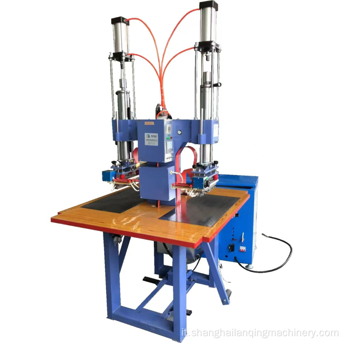 Macchina per guarnizione del pedale del sacchetto di ostomia a doppia testa